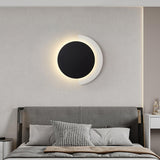 Modern Geometric Abstract Ring LED Wall Sconce Light for Contemporary Interior Decor