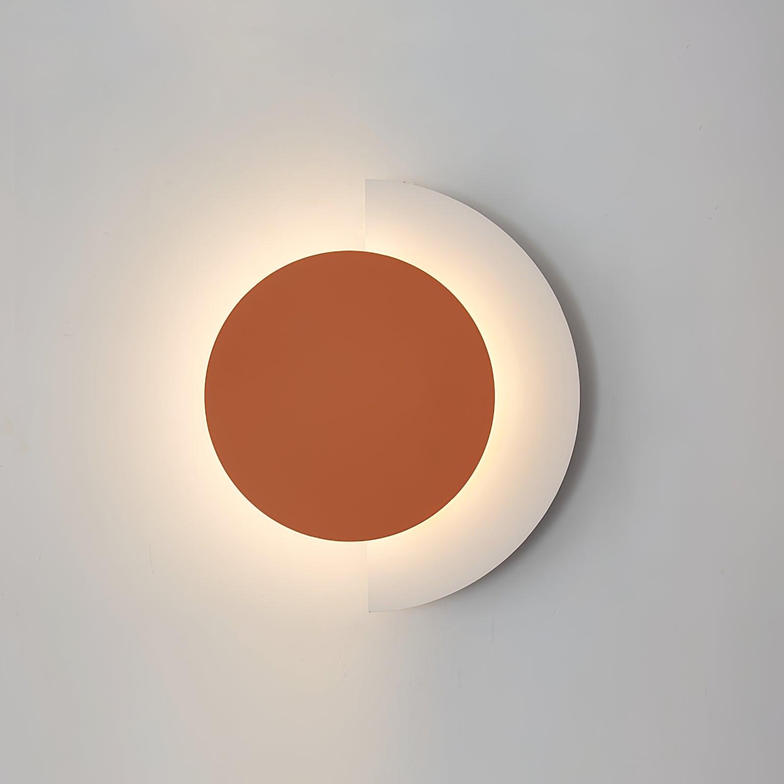 Modern Geometric Abstract Ring LED Wall Sconce Light for Contemporary Interior Decor