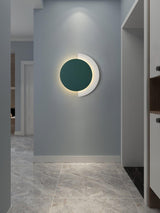 Modern Geometric Abstract Ring LED Wall Sconce Light for Contemporary Interior Decor