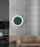 Modern Geometric Abstract Ring LED Wall Sconce Light for Contemporary Interior Decor