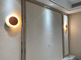 Modern Geometric Abstract Ring LED Wall Sconce Light for Contemporary Interior Decor
