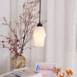 Modern Geometric Alabaster and Brass Pendant Light for Contemporary Home Interiors