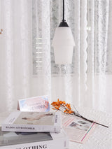 Modern Geometric Alabaster and Brass Pendant Light for Contemporary Home Interiors