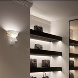 Modern Geometric Alabaster Sconce Wall Light LED Indoor Uplight Bracket Fixture