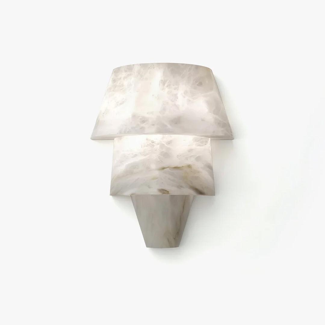 Modern Geometric Alabaster Sconce Wall Light LED Indoor Uplight Bracket Fixture