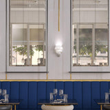 Modern Geometric Alabaster Sconce Wall Light LED Indoor Uplight Bracket Fixture