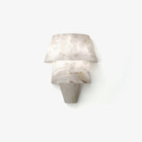 Modern Geometric Alabaster Sconce Wall Light LED Indoor Uplight Bracket Fixture
