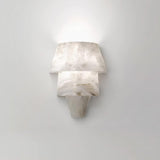 Modern Geometric Alabaster Sconce Wall Light LED Indoor Uplight Bracket Fixture