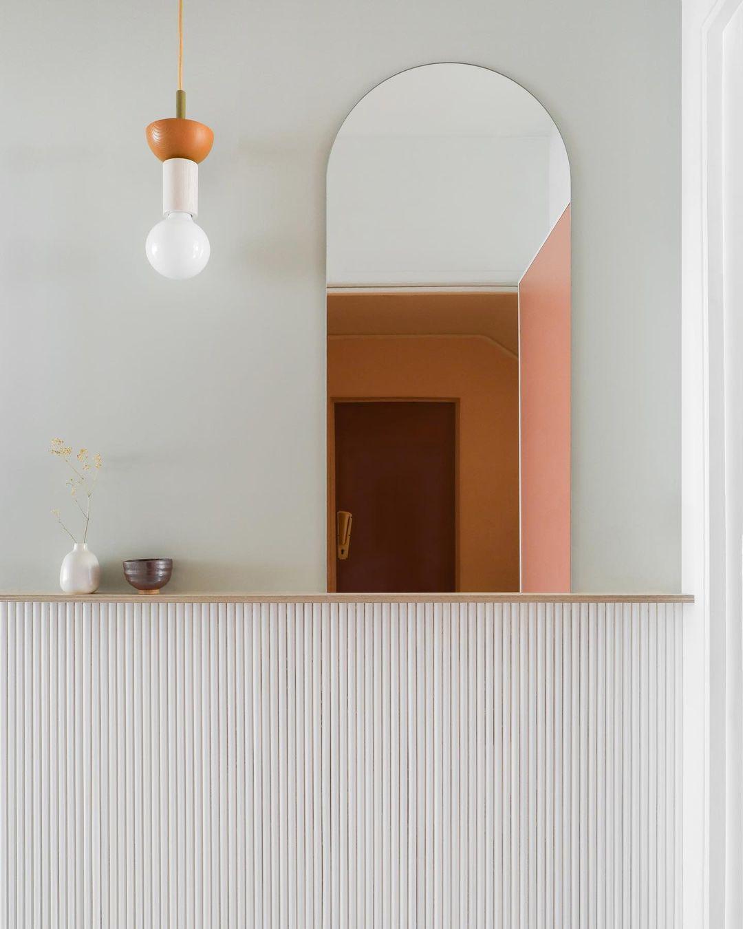 Modern Geometric Building Blocks Hanging Pendant Light with Wood and Metal Accents