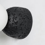 Modern Geometric Concrete and Glass Wall Sconce Set of 2 for Indoor Lighting