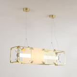 Modern Geometric Cube Modular Pendant Light Adjustable LED Ceiling Hanging Fixture