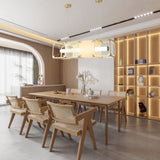 Modern Geometric Cube Modular Pendant Light Adjustable LED Ceiling Hanging Fixture