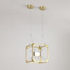 Modern Geometric Cube Modular Pendant Light Adjustable LED Ceiling Hanging Fixture