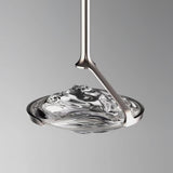 Modern Geometric Diamond Crystal LED Pendant Light Adjustable Ceiling Fixture for Dining Room