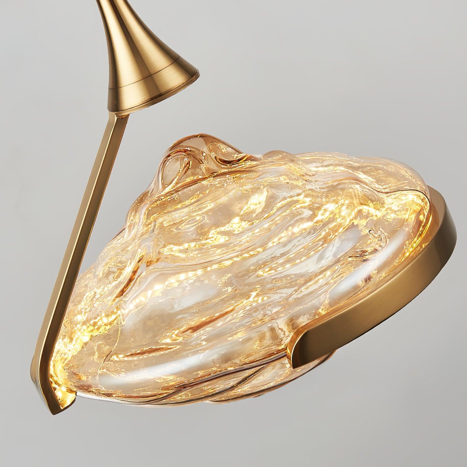 Modern Geometric Diamond Crystal LED Pendant Light Adjustable Ceiling Fixture for Dining Room