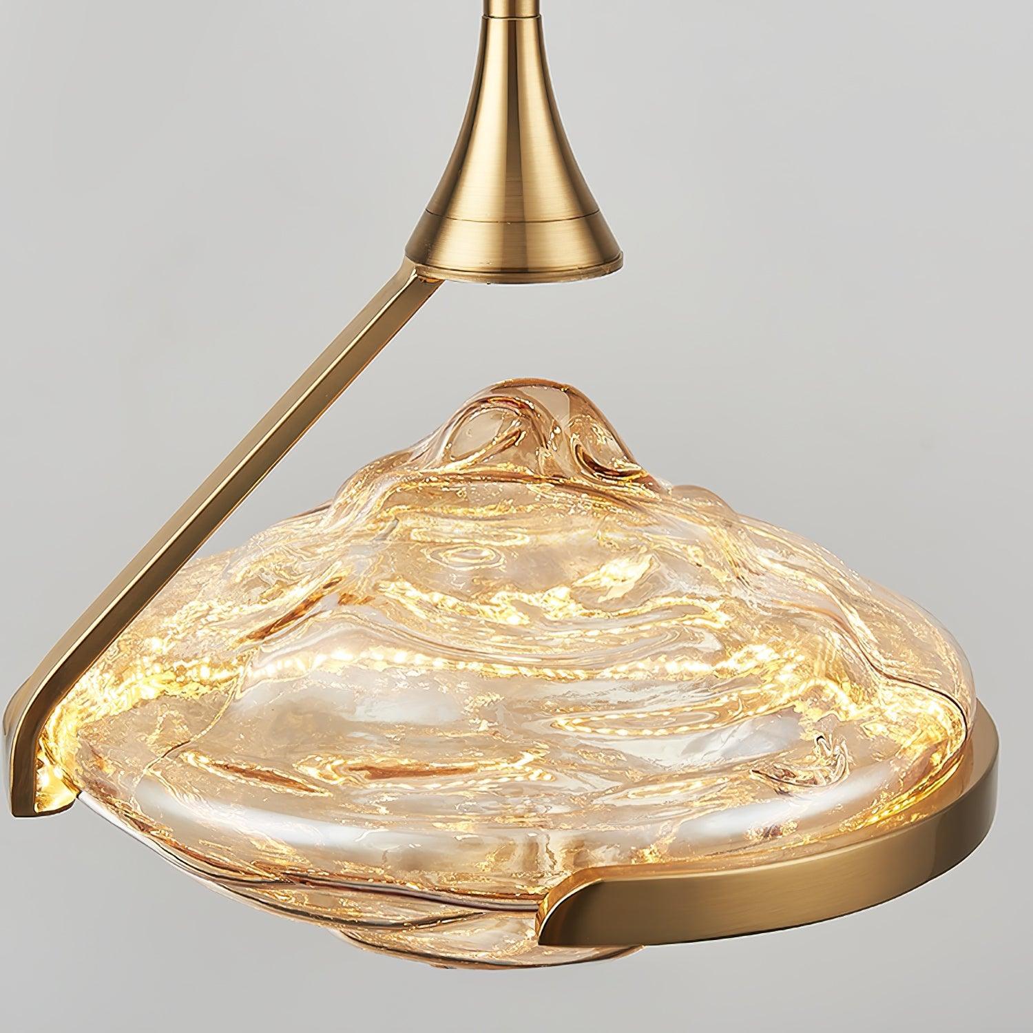 Modern Geometric Diamond Crystal LED Pendant Light Adjustable Ceiling Fixture for Dining Room