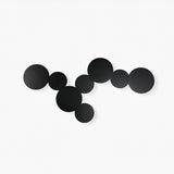 Modern Geometric Disc LED Wall Sconce Minimalist Circular Indirect Lighting Fixture