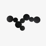 Modern Geometric Disc LED Wall Sconce Minimalist Circular Indirect Lighting Fixture
