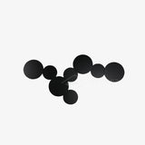 Modern Geometric Disc LED Wall Sconce Minimalist Circular Indirect Lighting Fixture