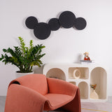 Modern Geometric Disc LED Wall Sconce Minimalist Circular Indirect Lighting Fixture