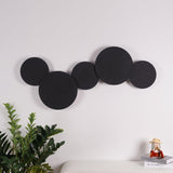 Modern Geometric Disc LED Wall Sconce Minimalist Circular Indirect Lighting Fixture