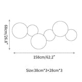 Modern Geometric Disc LED Wall Sconce Minimalist Circular Indirect Lighting Fixture