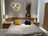 Modern Geometric Disc LED Wall Sconce Minimalist Circular Indirect Lighting Fixture