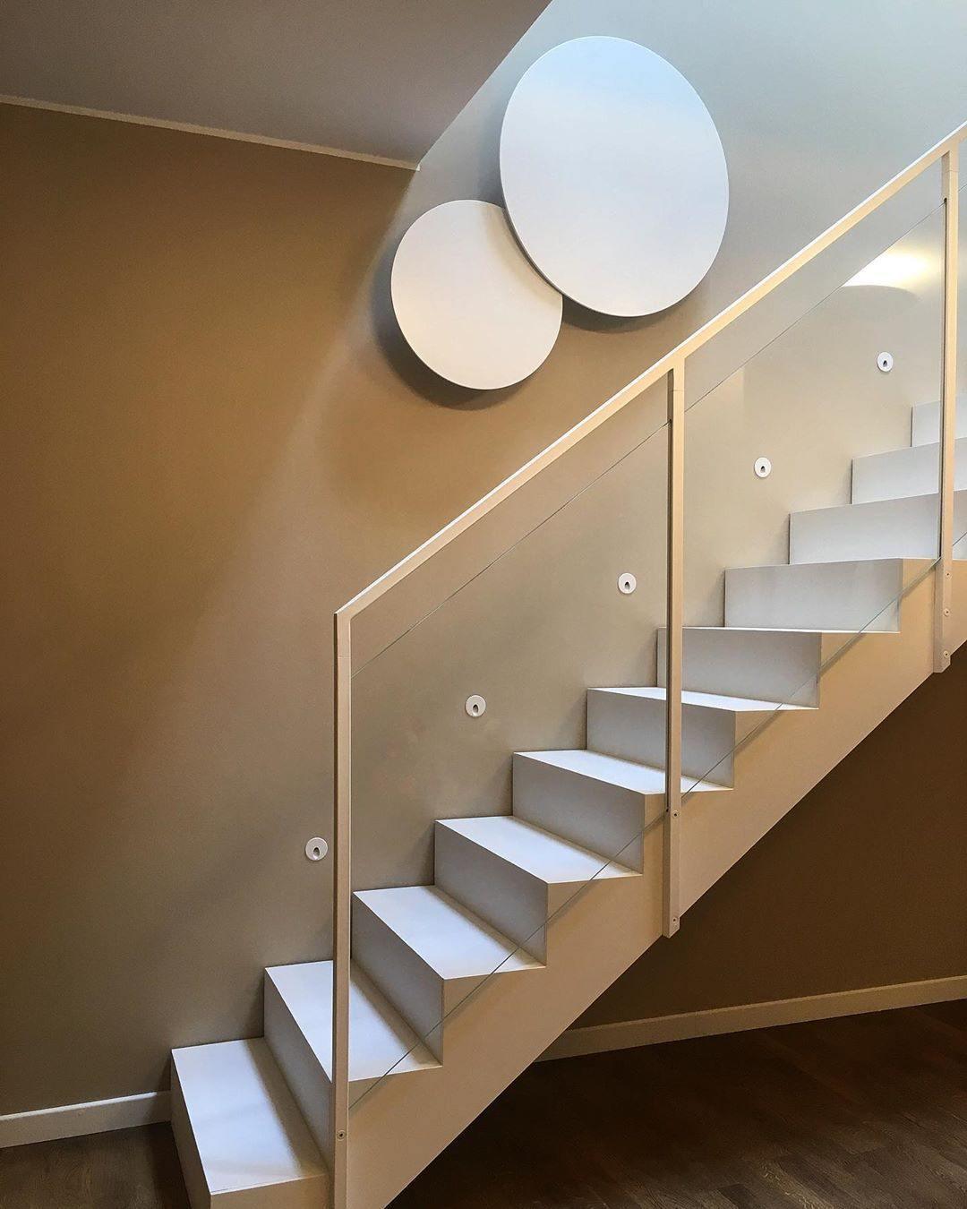 Modern Geometric Disc LED Wall Sconce Minimalist Circular Indirect Lighting Fixture