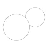 Modern Geometric Disc LED Wall Sconce Minimalist Circular Indirect Lighting Fixture