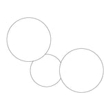 Modern Geometric Disc LED Wall Sconce Minimalist Circular Indirect Lighting Fixture