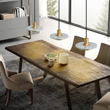 Modern Geometric Double Circle Marble LED Pendant Light for Dining Room Gold and Black Finish