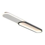 Modern Geometric Double Rectangle LED Flush Mount Ceiling Light Low Profile Fixture