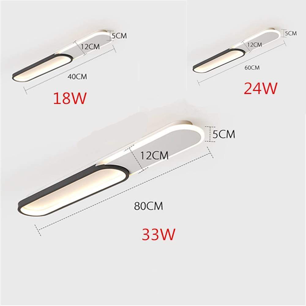 Modern Geometric Double Rectangle LED Flush Mount Ceiling Light Low Profile Fixture