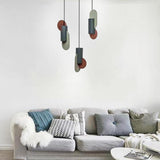 Modern Geometric Electroplated Metal Pendant Light for Kitchen Island and Dining Room