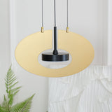 Modern Geometric Eye In The Sky LED Pendant Light for Contemporary Interior Lighting