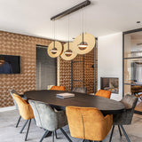 Modern Geometric Eye In The Sky LED Pendant Light for Contemporary Interior Lighting