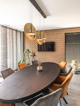 Modern Geometric Eye In The Sky LED Pendant Light for Contemporary Interior Lighting