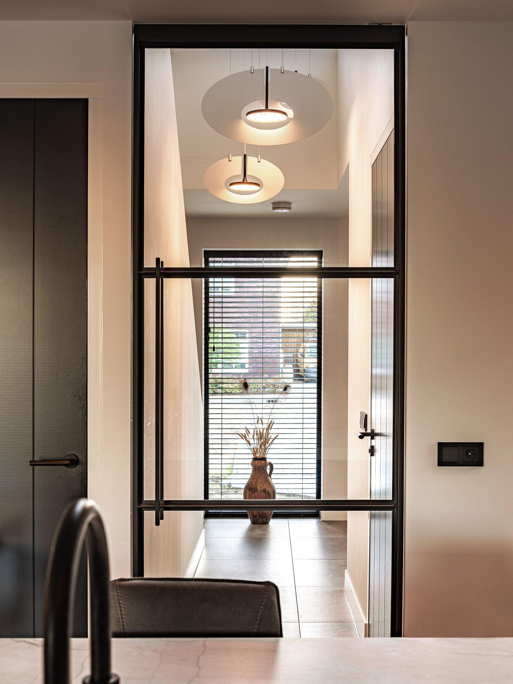 Modern Geometric Eye In The Sky LED Pendant Light for Contemporary Interior Lighting