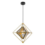 Modern Geometric Glass Pendant Light Minimalist Kitchen Island Chandelier for Dining Room