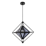Modern Geometric Glass Pendant Light Minimalist Kitchen Island Chandelier for Dining Room