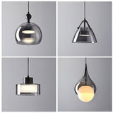 Modern Geometric Glass Pendant Light Series for Kitchen and Dining Room