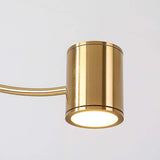 Modern Geometric Globe and Cylinder LED Pendant Light Metal Artistic Ceiling Fixture