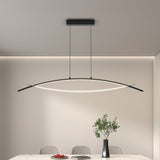 Modern Geometric Hyperbola LED Pendant Light with Adjustable Three Color Temperature