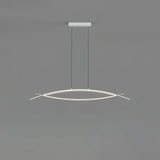 Modern Geometric Hyperbola LED Pendant Light with Adjustable Three Color Temperature