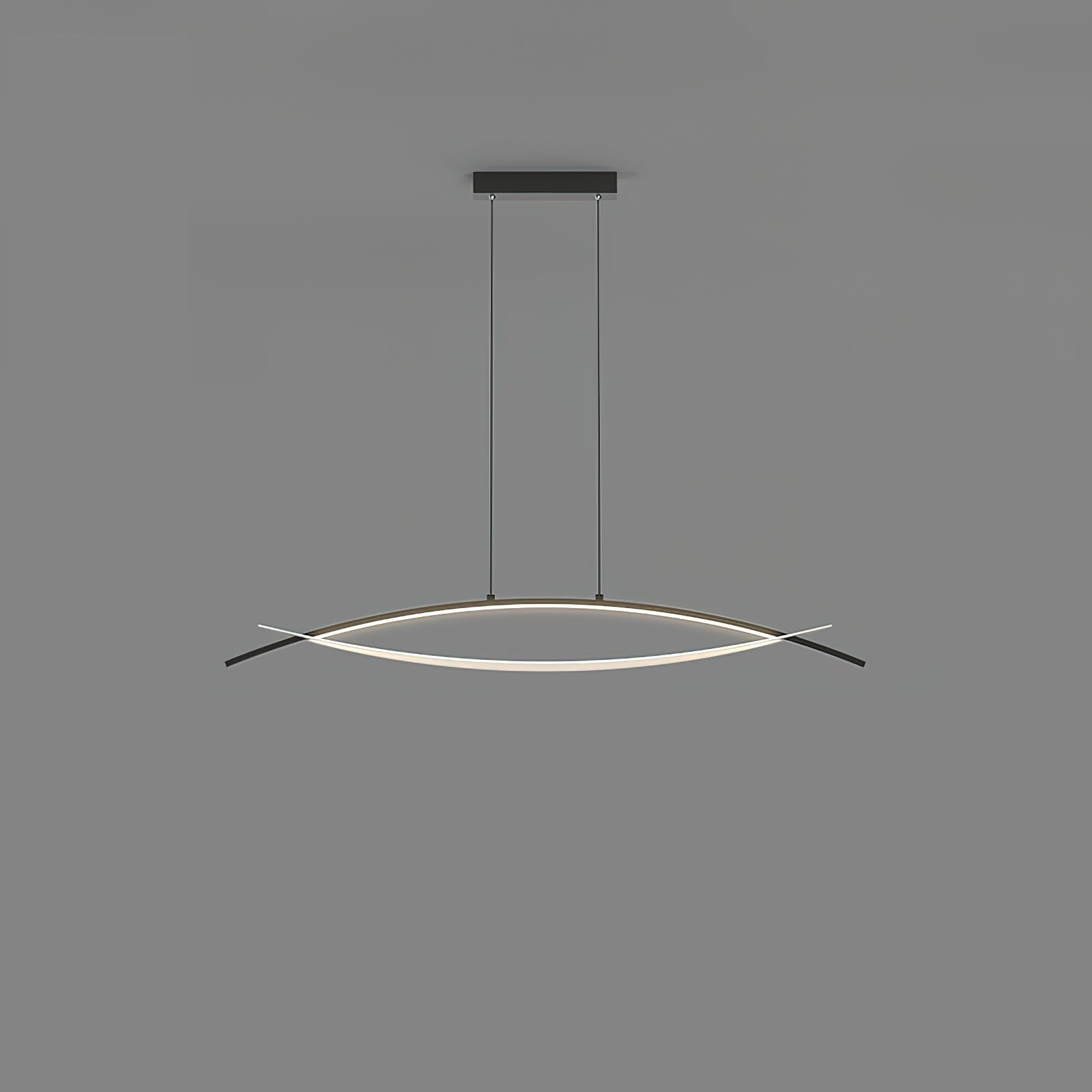 Modern Geometric Hyperbola LED Pendant Light with Adjustable Three Color Temperature