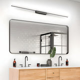 Modern Geometric LED Bathroom Vanity Light with 3 Color Temperature Dimming for Mirror