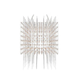 Modern Geometric LED Chandelier Cosmic Cube Chrome Pendant Ceiling Light