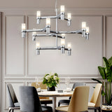 Modern Geometric LED Designer Pendant Light Nordic Special Shaped Aluminum Chandelier