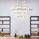 Modern Geometric LED Designer Pendant Light Nordic Special Shaped Aluminum Chandelier