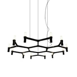 Modern Geometric LED Designer Pendant Light Nordic Special Shaped Aluminum Chandelier